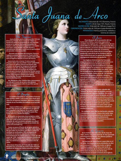 Spanish Saint Joan of Arc Explained Poster