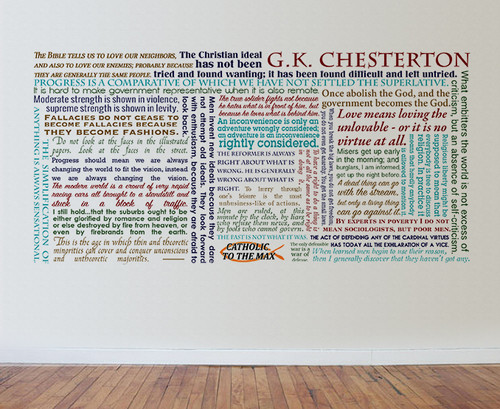 G. K. Chesterton Quote Wall Decal