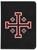 Personalized Catholic Bible with Cross of Jerusalem (Crusader) Cover - Black RSVCE
