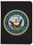 Personalized Catholic Bible with Navy Cover - Black NABRE