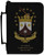 Personalized Bible Cover with Ancient Carmelite Crest Graphic - Black Personalized Bible Cover with Ancient Carmelite Crest Graphic - Black
