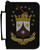 Personalized Bible Cover with Ancient Carmelite Crest Graphic - Black Personalized Bible Cover with Ancient Carmelite Crest Graphic - Black