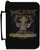 Personalized Hunter Bible Cover with St. Hubert Graphic - Black