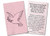 Dove Baptism Pink Holy Card