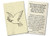 Dove Baptism Yellow Holy Card