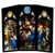 Nativity Stained Glass Tri-fold Triptych Christmas Cards (Set of 12)