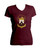 Ancient Carmelite Crest Women's Cut V-Neck T-Shirt