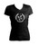 Dominican Shield Women's Cut V-Neck T-Shirt