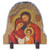 Holy Family Icon Arched Slate Tile