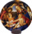 Madonna of the Magnificat Round Desk Plaque