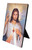 Divine Mercy with Sacred Heart Detail Vertical Desk Plaque