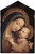 Our Lady of Good Counsel Rustic Wood Plaque