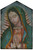 Our Lady of Guadalupe Detail Rustic Wood Plaque