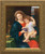Madonna of the Grapes - Gold Framed Art Madonna of the Grapes - Gold Framed Art