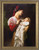 Maternal Admiration - Ornate Gold Framed Art