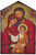 Holy Family Icon Rustic Wood Plaque Holy Family Icon Rustic Wood Plaque
