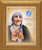 Commemorative St. Teresa of Calcutta Canonization Portrait: Ornate Gold Framed Canvas