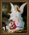 Angel on the Perilous Bridge - Standard Gold Framed Art