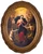 Mary Undoer of Knots - Oval Framed Canvas