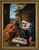 Nativity with Reaching Jesus - Standard Gold Framed Art