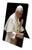 Pope Benedict Praying Rosary Vertical Desk Plaque