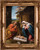 Nativity with Reaching Jesus - Gold Museum Framed Canvas