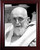 Fr. Benedict Groeschel Framed Portrait, black & white