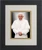 Pope Benedict Formal Matted - Black Framed Art