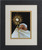 Pope Benedict with Monstrance Matted - Black Framed Art Pope Benedict with Monstrance Matted - Black Framed Art