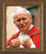St. John Paul II Addressing the Faithful Framed Art