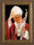 St. John Paul II Waving Framed Art