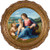 Alba Madonna - Round Framed Canvas