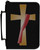 Personalized Bible Cover with Deacon's Cross Graphic - Black