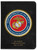 Personalized Catholic Bible with Marines Cover - Black NABRE