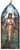 St. Gabriel the Archangel Stained Glass Wood Ornament