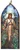 St. Gabriel the Archangel Stained Glass Wood Ornament