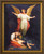 Guardian Angel with Children Resting - Standard Gold Framed Canvas