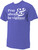 "Pray" St. Clare of Assisi Heather Royal Blue T-Shirt