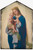 Madonna and Child by Franz Ittenbach Rustic Wood Icon Plaque