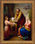 The Holy Family by Rafael Flores - Gold Framed Art
