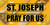 St. Joseph Pray for Us License Plate St. Joseph Pray for Us License Plate