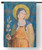 Saint Clare of Assisi Outdoor House Flag Saint Clare of Assisi Outdoor House Flag