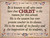 "Christ is the Reason For This School" 3' x 5' Vinyl Banner