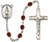 Simple Silver-Plated Glass Bead Rosary with Miraculous Medal