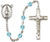 Simple Silver-Plated Glass Bead Rosary with Miraculous Medal