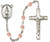 Simple Silver-Plated Glass Bead Rosary with Miraculous Medal