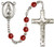 Simple Silver-Plated Glass Bead Rosary with Miraculous Medal