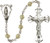 Hand made Sterling Silver Rosary with 6mm Swarovaki Beads featuring Miraculous Center Hand made Sterling Silver Rosary with 6mm Swarovaki Beads featuring Miraculous Center