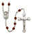 Hand-Made Silver Plate St. Catherine of Siena Rosary