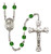 Hand-Made Silver Plate St. Catherine of Siena Rosary